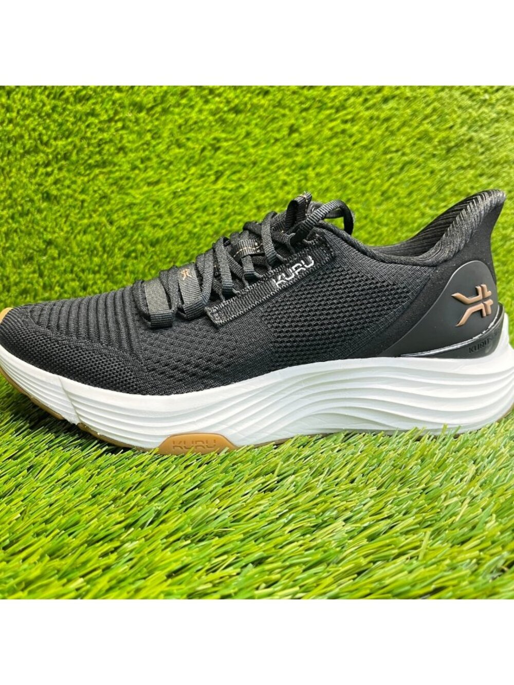 Kuru Atom 2 Womens Size 8.5 Black White Athletic Running Walking Shoes Sneakers - Picture 4 of 11